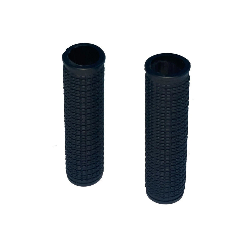 Non Slip Black Rubber Handlebar Grips for BMX MTB Mountain Bicycle (N/A)