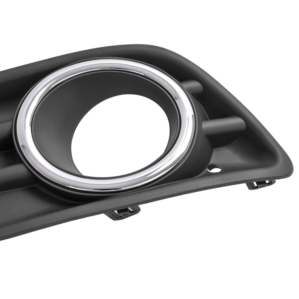 Set of 2 Fog Light Covers with Chrome Ring for Honda Pilot (2012-2015)