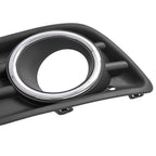 Set of 2 Fog Light Covers with Chrome Ring for Honda Pilot (2012-2015)