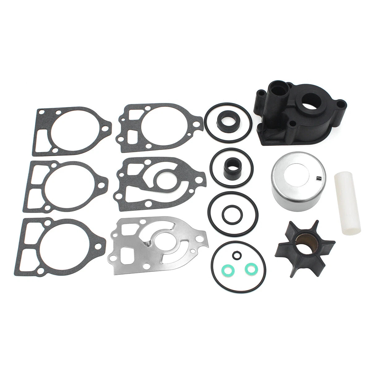 Water Pump Impeller Kit for Mercury 65HP 4 Cyl 70 6 Cyl Outboards (46-96148A5)