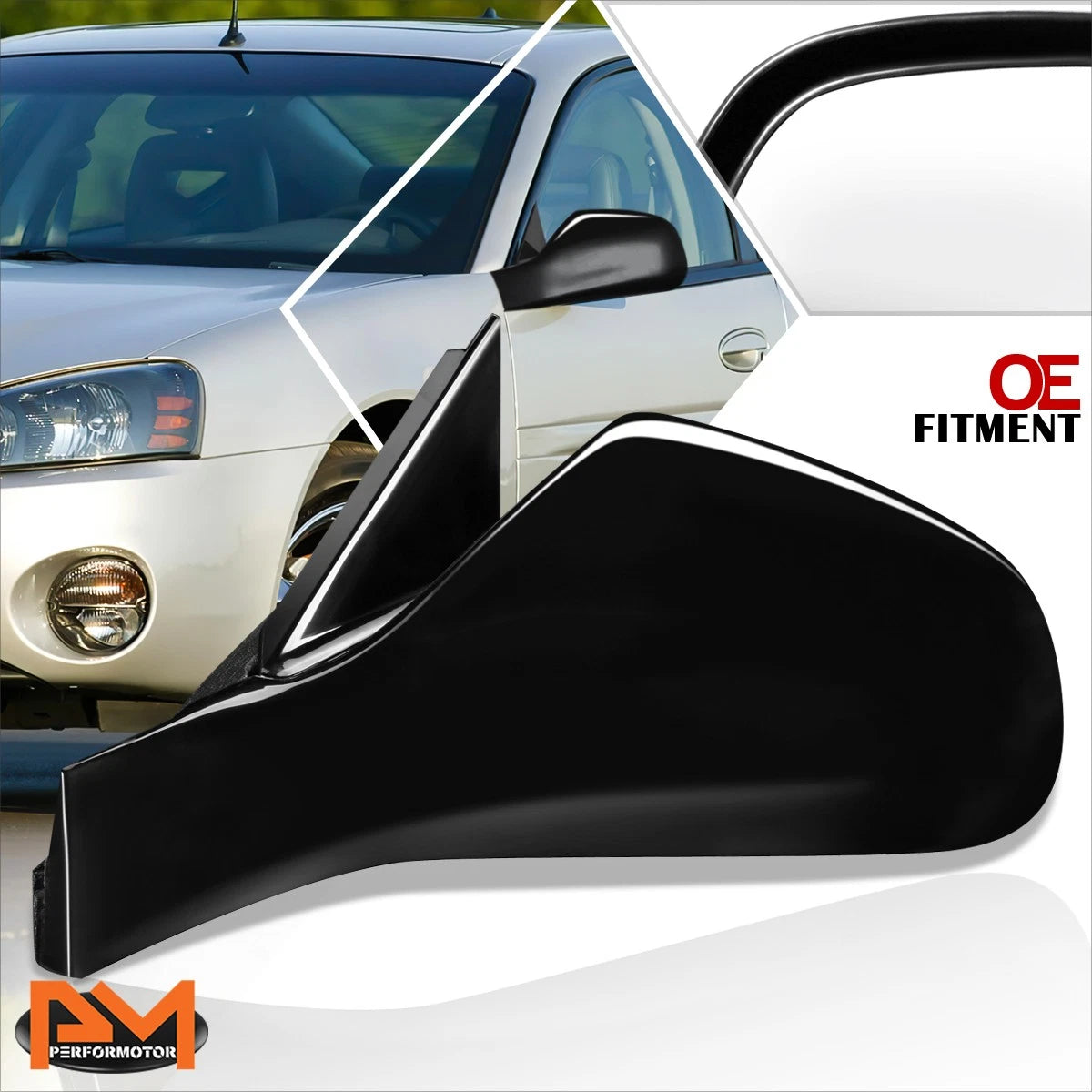 OE Style Powered Adjust Side View Door Mirror Left for Pontiac Grand Prix (1997–2003)