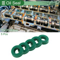 Set of 5 Oil Seal Rotary Shaft Seal 10x20x6mm High Pressure Green