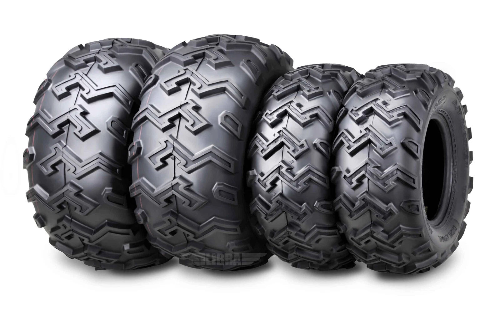 Set of 4 WANDA ATV Tires 22x8-10 Front & 25x12-9 Rear