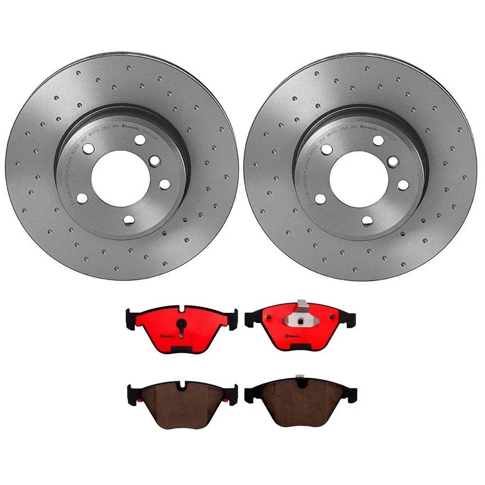 Brembo Front Brake Kit Set of 4 for BMW E60 E61 (2007–2010)