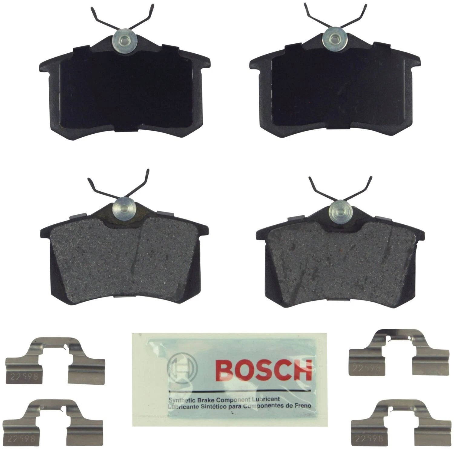 Set of 4 Rear Blue Disc Brake Pads for VW Passat Jetta Golf Audi A4 TT Quattro
