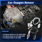 2X Upstream & Downstream Oxygen Sensor for Nissan Sentra L4 2.0L (2008–2009)
