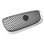 Front Bumper Upper Grille Radiator Grill for Jaguar XE (2015-2018) Black/Silver