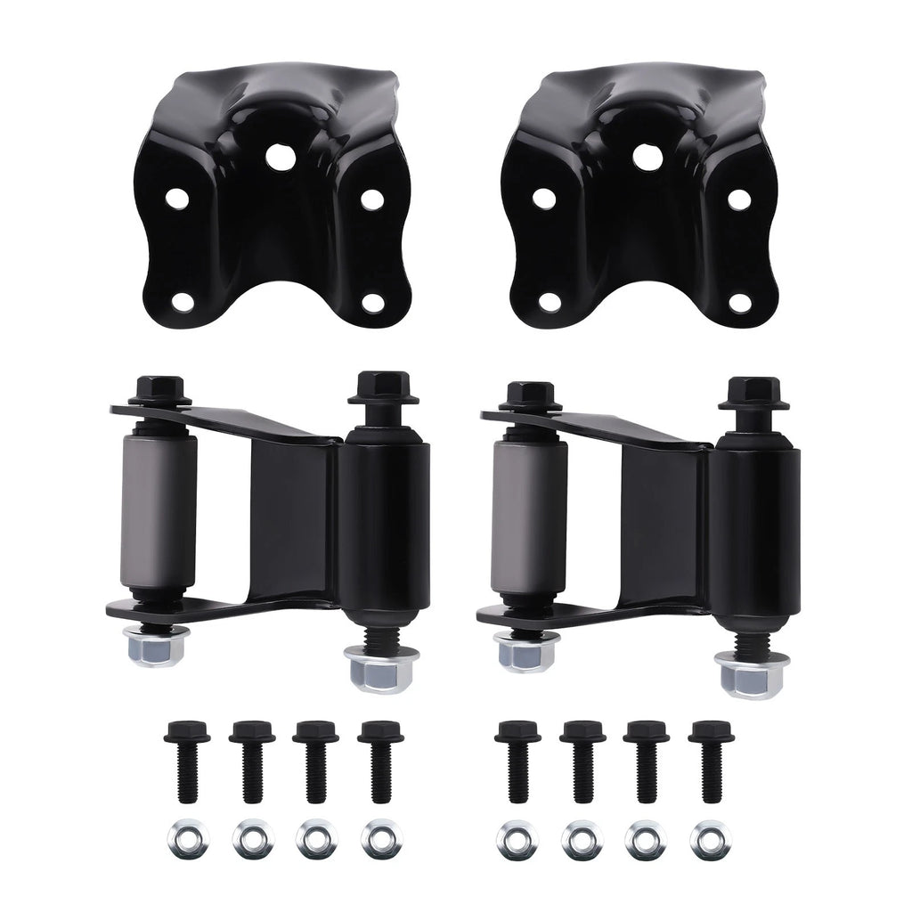 Rear Leaf Spring Shackle Bracket Kit for Ford F-150 F-250 F-350 (1980–2004)