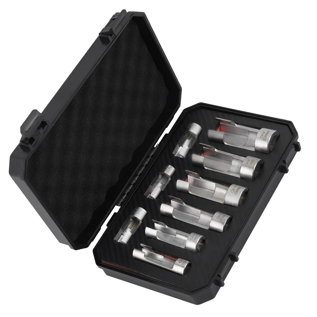 Diesel Injector Fuel Line Socket Wrench Kit 10-22mm