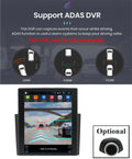 9.7'' Vertical Car Stereo Radio GPS WiFi OBD RDS for Fiat Doblo (2015-2019)