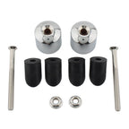 Bar Ends Hand Grip Handlebar End Caps for Yamaha VMAX 400 450 500 750 (1985–2000) Chrome