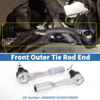 2X Front Outer Tie Rod Ends for Toyota Tundra (2003–2006) No. 4504609210