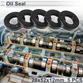 Set of 5 Oil Seal Rotary Shaft Seal TC Ring 28x52x12mm Nitrile Rubber
