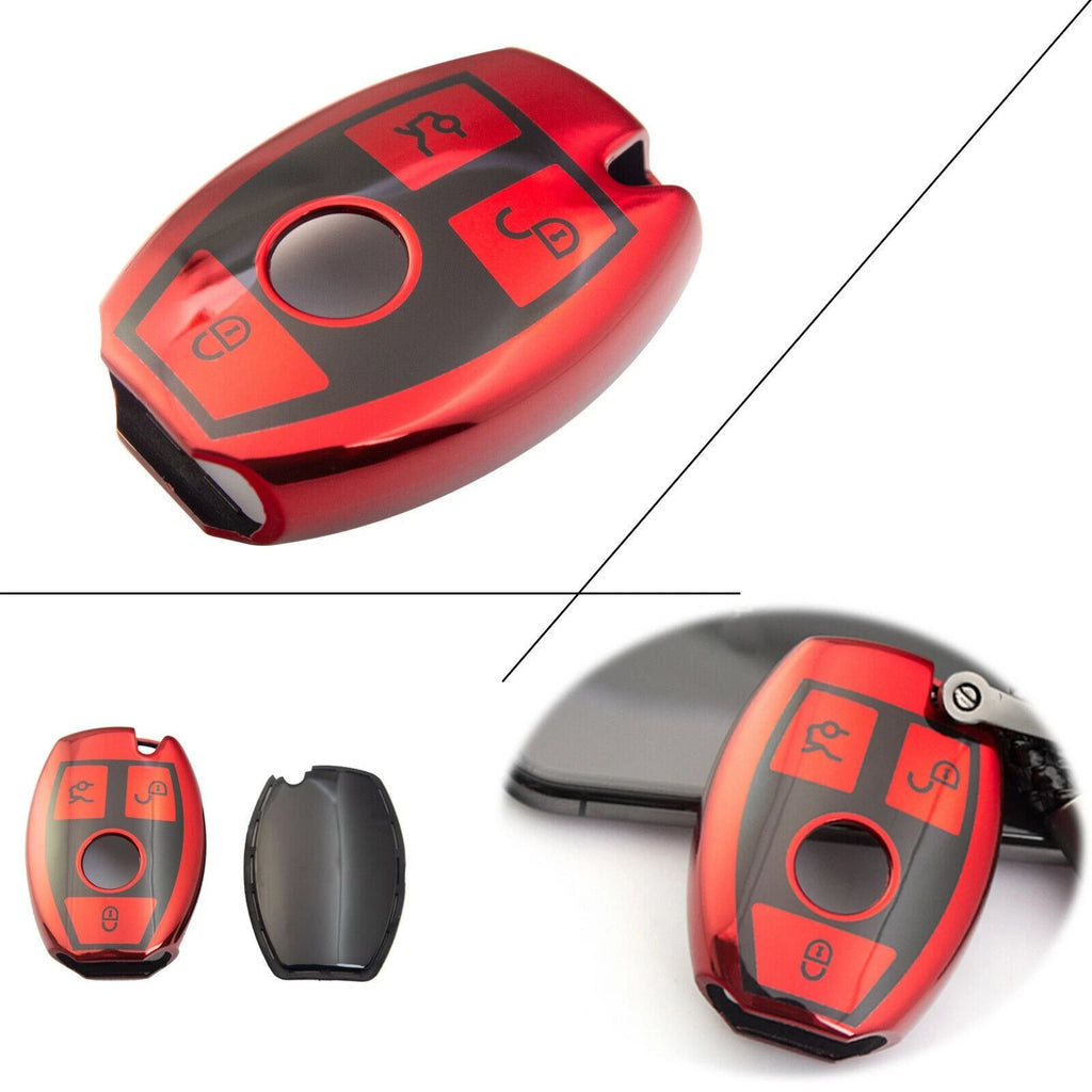 Full Protection Smart Key Holder Case for Mercedes-Benz C E S M CLS CL (2011–2017)