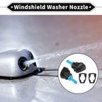 2Pcs Front Windshield Washer Nozzle for Kia Borrego (2008–2012) No. 986303J000