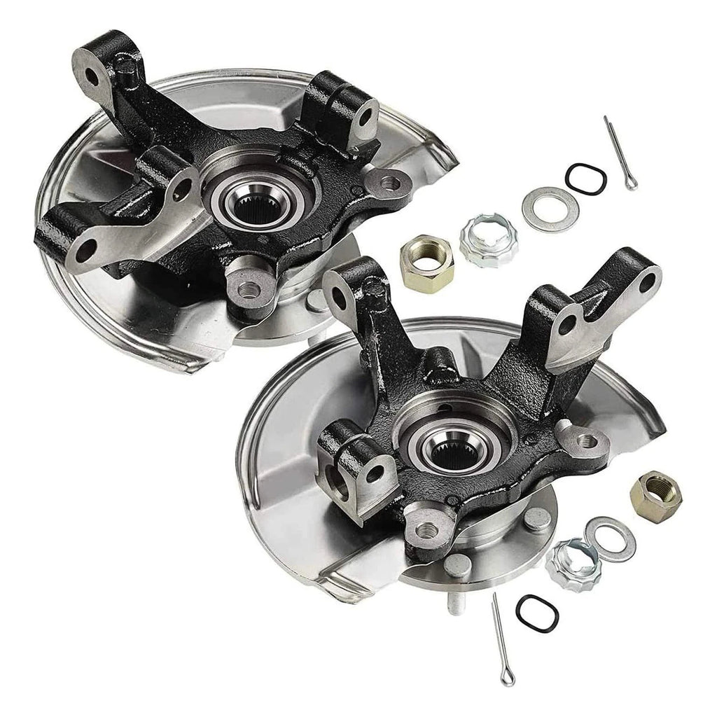 2X Front Knuckle & Wheel Bearing Hub for Dodge Caliber Jeep Compass (2007-2012)