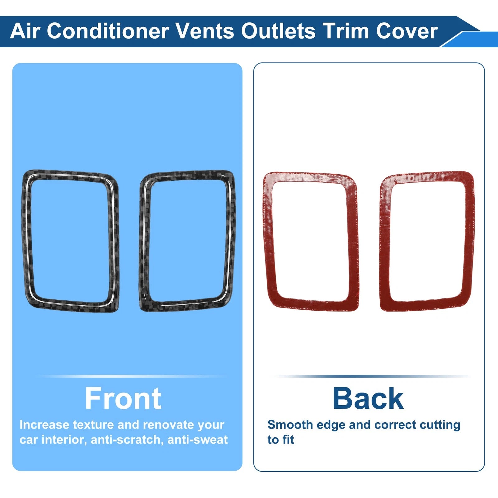 Air Condition Outlet Vent Trim Cover Frame for Toyota Corolla (2009–2013)