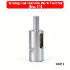 Wire Twister Tool for 2.5mm to 5mm Wire Twisting Tasks (45 Steel)
