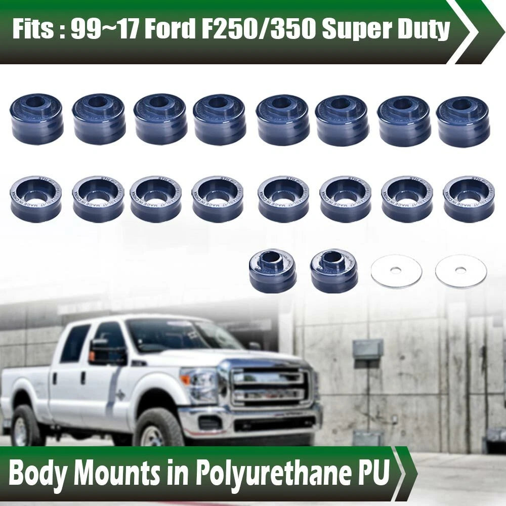 Body Cab Mount Bushing Kit for Ford F250 Super Duty (1999–2017)