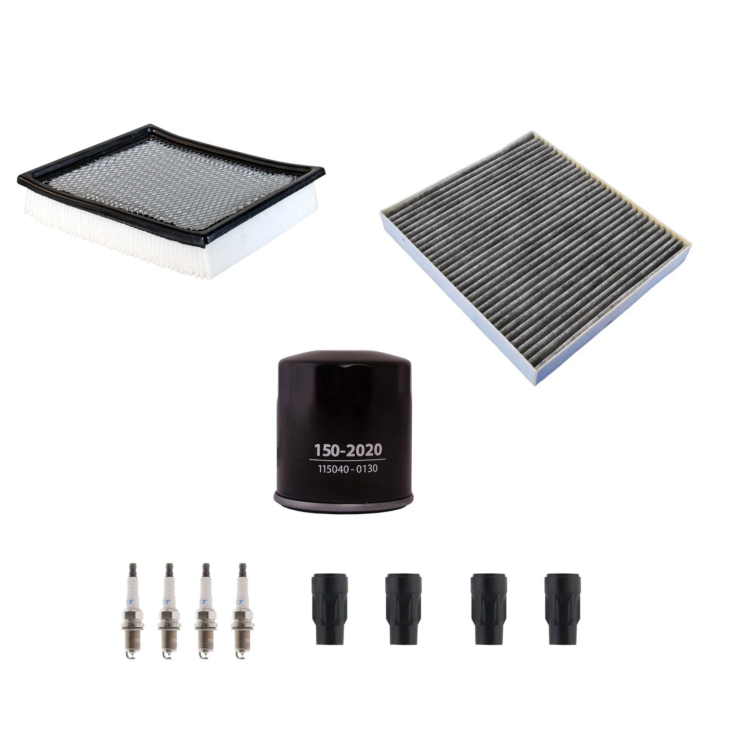 Denso Tune Up Kit 4 Spark Plugs & Boots for Dodge Journey (2009–2020)