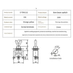 3 Position Switch 15A for Marine (Easy Installation)