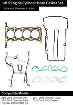 Engine Head Gasket Kit for Chevy Cruze Sonic Trax Buick Encore 2011–2016 1.4L