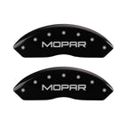 Set of 4 Caliper Covers Black Front for Dodge Nitro (2007–2011) by MGP