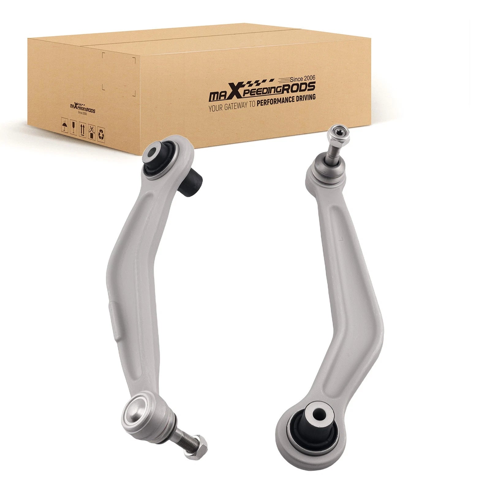 Set of 2 Rear Upper Control Arms w/ Ball Joints for BMW 525i 528i 535i 550i (2004–2016)