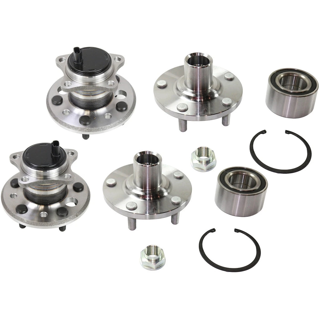 Wheel Hubs for Toyota Camry (2002–2003) Front & Rear 5 Lug with Bearing & Sensor