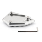 Side Kickstand Pad for BMW R1200GS (2008–2014) Silver