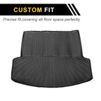 Cargo Liner Rear Trunk Mat for Hyundai Santa Fe (2021–2023) Stripe Pattern