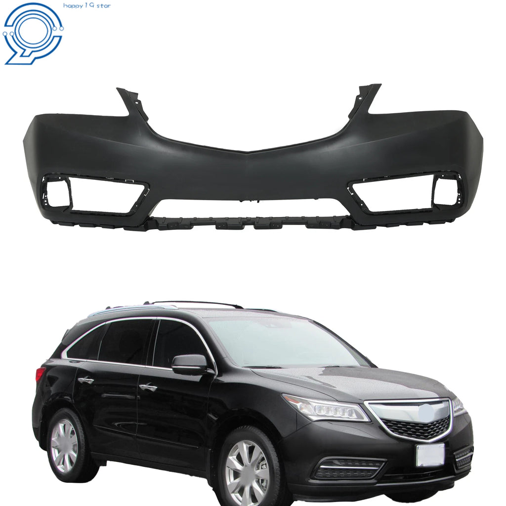 Front Bumper Cover for Acura MDX (2014–2016) W/o Sensor Holes
