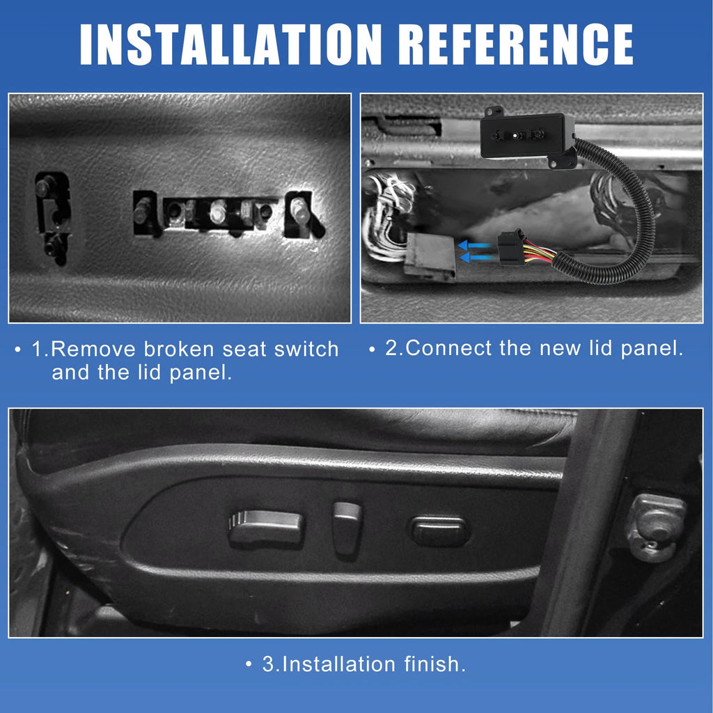 Power Seat Adjuster Switch for Ford F-150 (2004–2008) Explorer (2002–2005) L2Z-14A701-AA