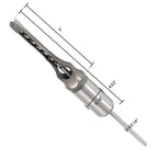 Mortise Bit Set for Woodworking (7 Pack)