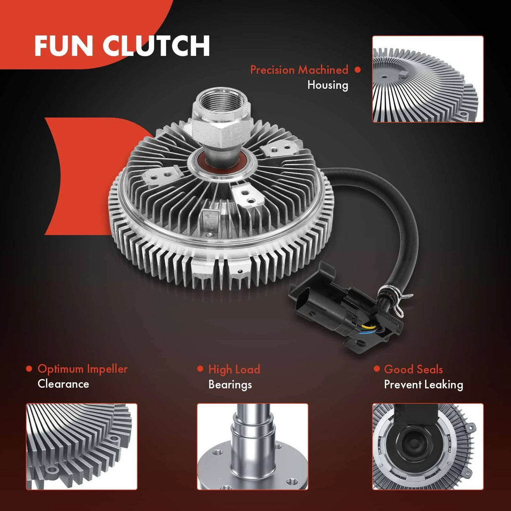 Radiator Fan Clutch for Ford F-250 F-350 Super Duty F-150 (2011–2016)