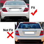 Rear Bumper Tow Hook Eye Cover for Mercedes-Benz C Class W204 (2007–2012)