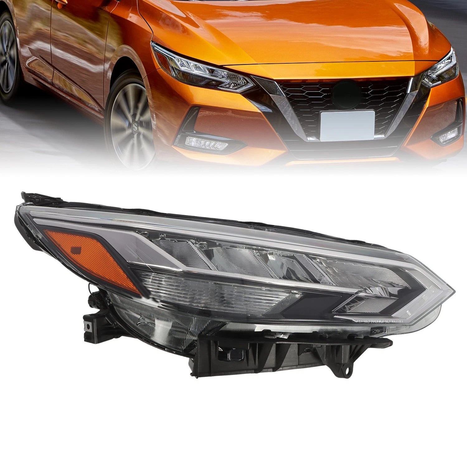 LED Headlight Assembly for Nissan Sentra SR (2020–2022)