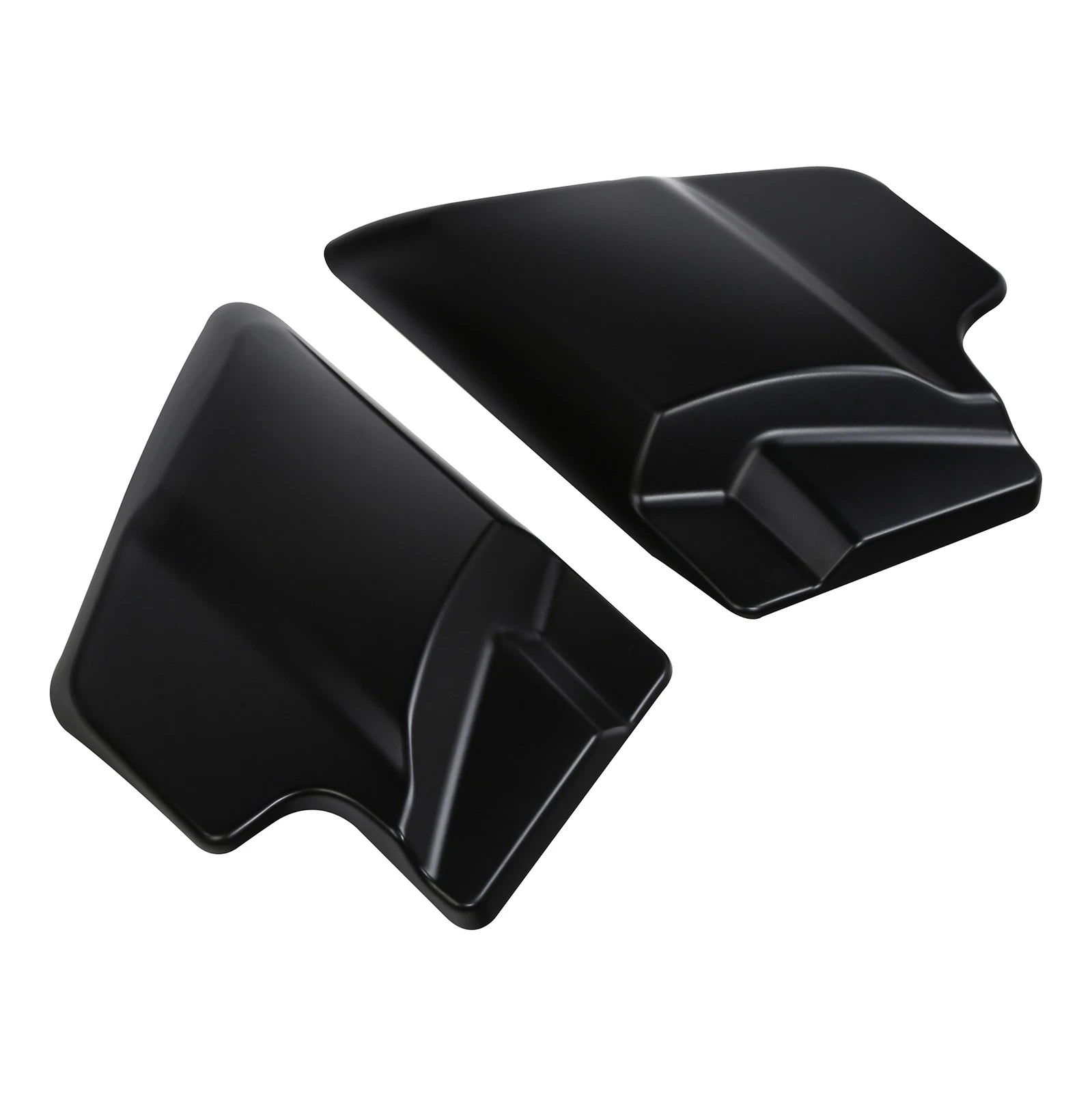 Battery Side Covers Panel for Harley Touring Road Glide (2009–2024) Black Denim