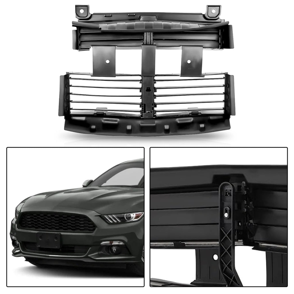 Front grille radiator shutter for Ford Mustang (2015–2016)