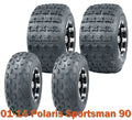Set of 4 ATV Tires 19x7-8 & 18x9.5-8 for Polaris Sportsman 90 (2001–2014)