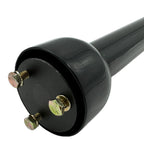 Steering Column Universal Black Stainless Steel 32 in for 3 Bolt Adapter