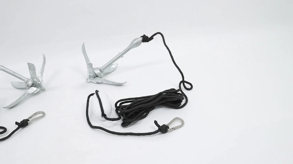 Set of 2 Folding Kayak Anchors for Grapnel Boat