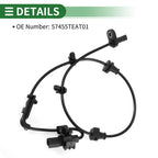 ABS Wheel Speed Sensor No. 57455TEAT01 for Honda Civic (2016–2019) Front Left