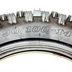Set of 2 Tyres for PIT PRO Dirt Bike (17" Front, 14" Rear)
