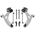 8x Front Lower Control Arms Tie Rods for Ford Focus C-Max (2012–2018)