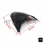 Double Bubble Windshield for Triumph Daytona 675 (2006–2008) Black