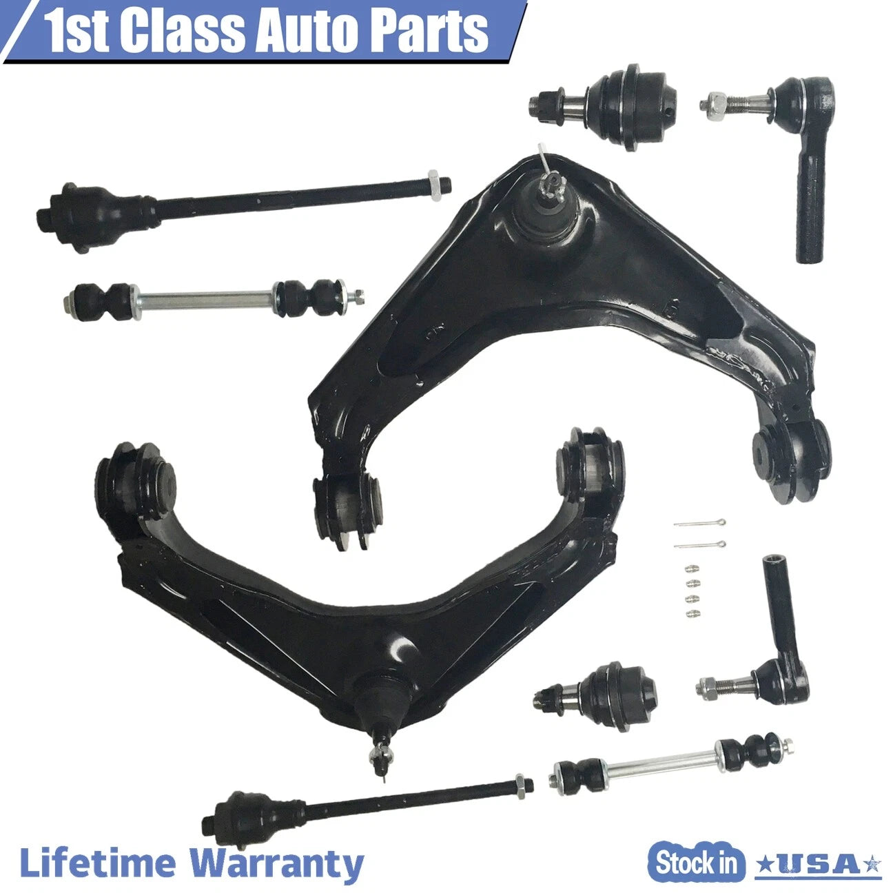 Front Suspension Upper Control Arm Kit for Chevrolet GMC Sierra 2500 HD (2001–2010)