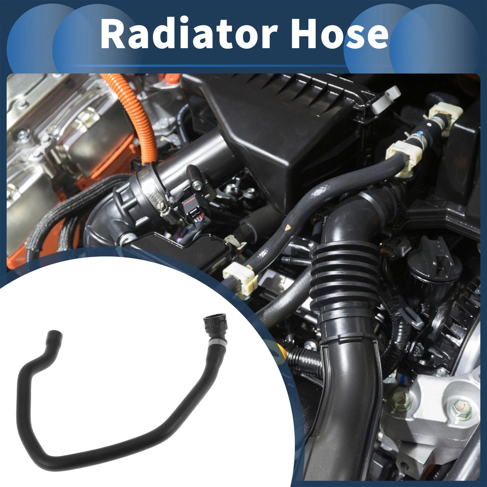 Radiator Hose for BMW E90 316i 2005-2007, E90 320i 2004-2007, No. 64126953089