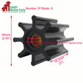 Water Pump Impeller for Cummins Mercruiser Diesel D254 CMD 4.2L 3.0L V6 (47-816814T)
