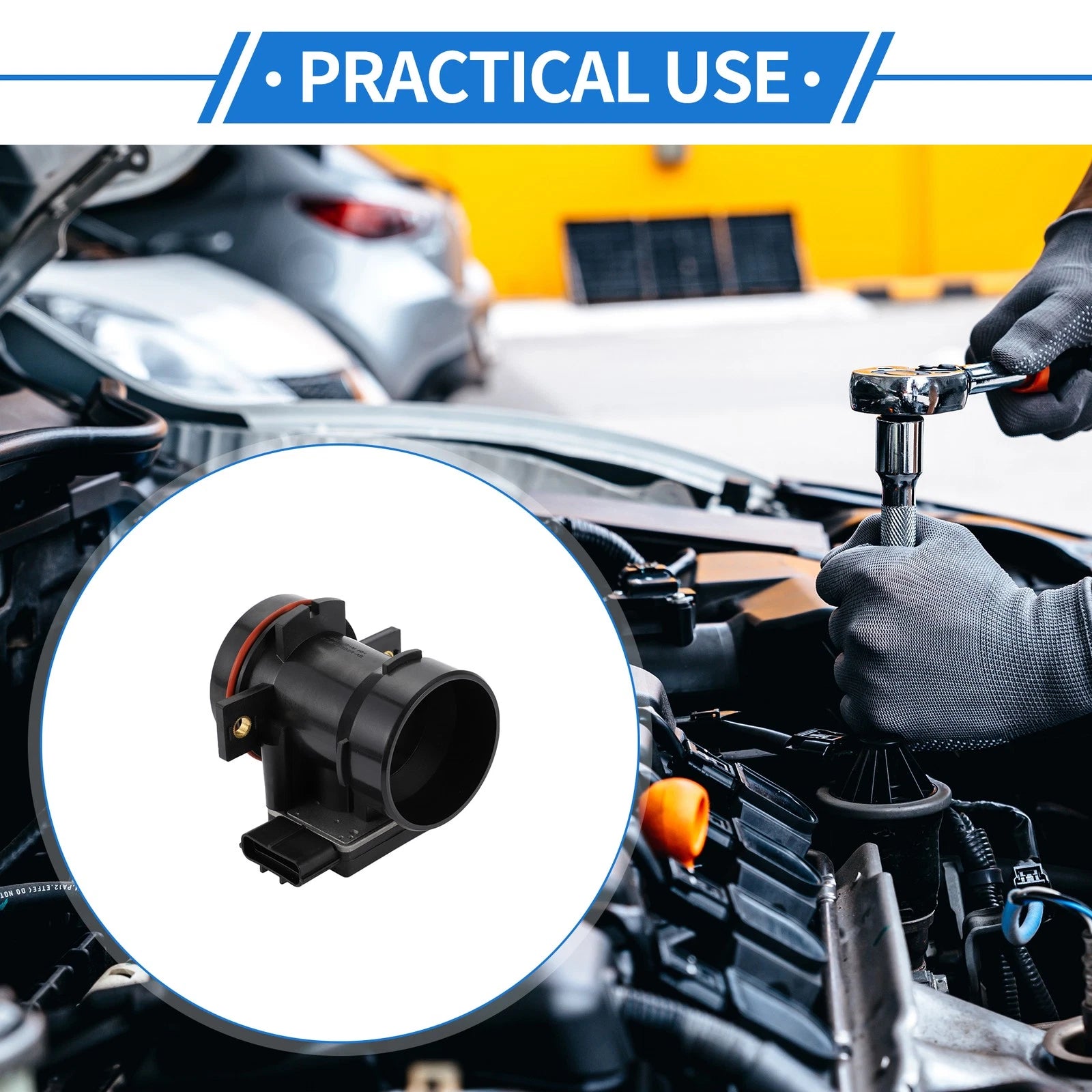 Mass Air Flow Sensor Assembly for Ford C-Max, Fusion (2013–2018)